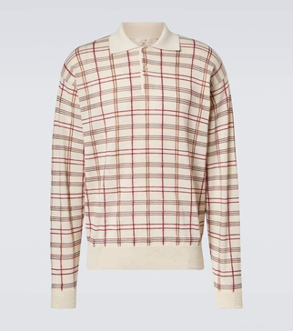 Balthus wool and silk-blend polo sweater