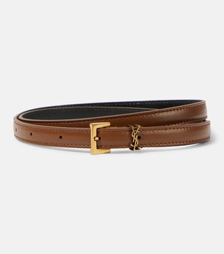 Cassandre extra-slim leather belt