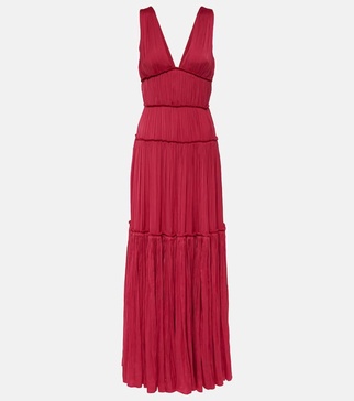 Mandi pleated gown