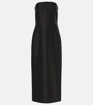 Ward wool and silk maxi dress