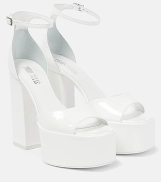 Tatiana patent leather platform sandals