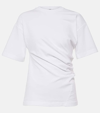 Twisted cotton jersey T-shirt