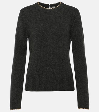 Wool and cashmere sweater