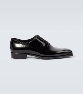 Merlin patent leather Oxford shoes