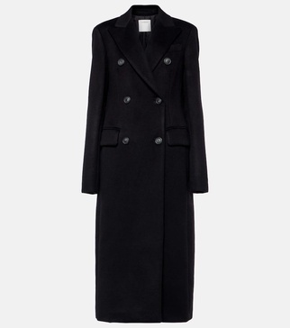 Filante double-breasted wool coat