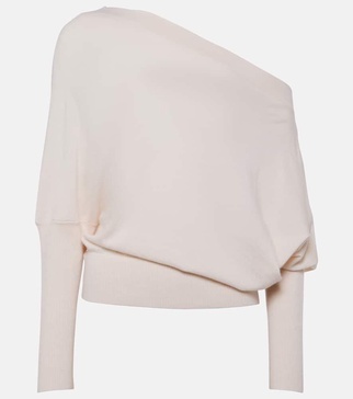 Grainge off-shoulder cashmere sweater