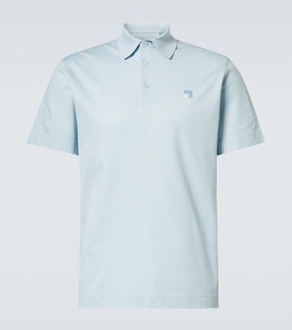 Logo cotton polo shirt