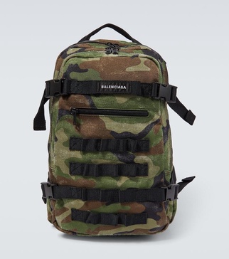 Army Small canvas backpack