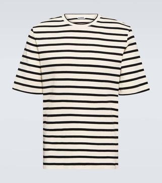 Striped cotton T-shirt