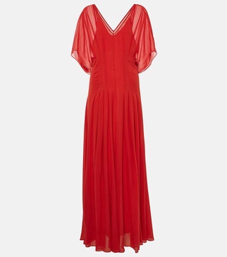 Murge draped silk gown