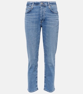 Emerson mid-rise slim jeans