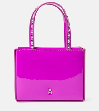 Super Amini Gilda Mini patent leather tote bag