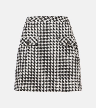 Houndstooth miniskirt