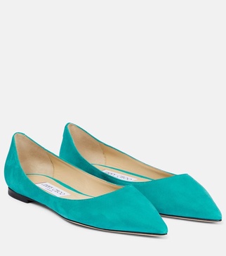 Love suede ballet flats