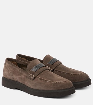 Suede loafers