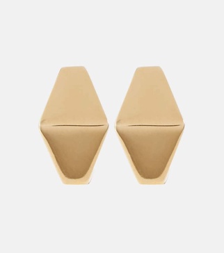 Deco Rombo Mini 9kt gold earrings