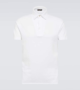 Cotton pique polo shirt