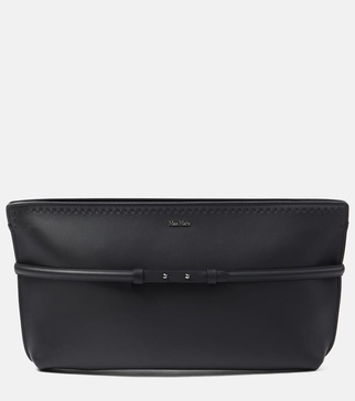 Archetipo leather clutch