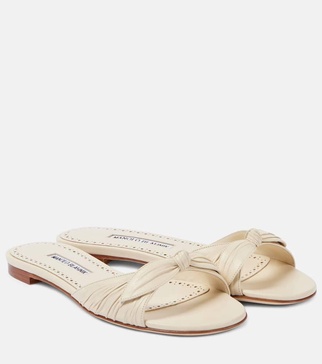 Lolloflat leather mules