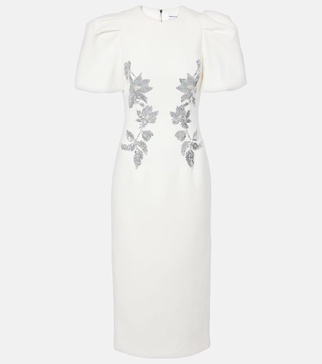 Bridal Lucilla embellished midi dress