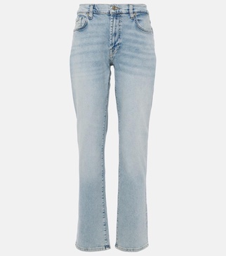 Ellie mid-rise straight jeans