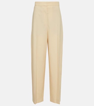 Gordon high-rise virgin wool pants