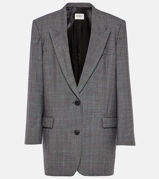 Precious checked wool blazer