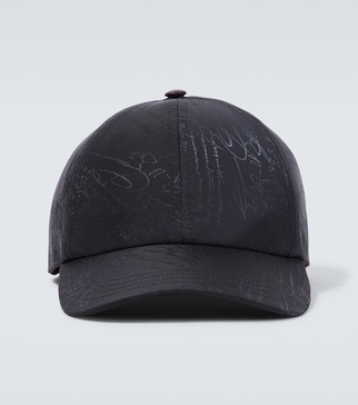 Scritto jacquard baseball cap