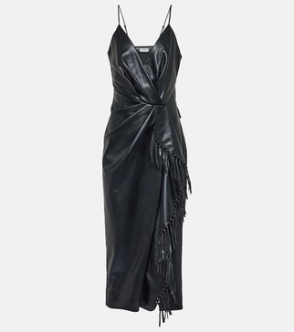 Carlee fringe-detailing dress