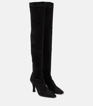 Annette suede over-the-knee boots