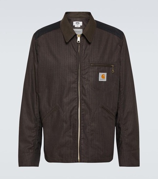 x Carhartt striped jacket