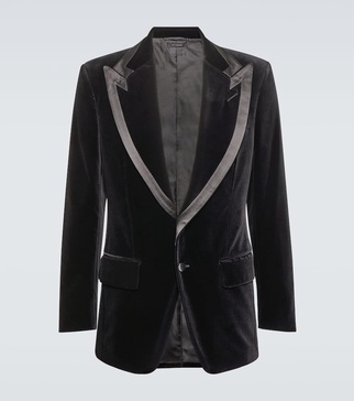 Atticus velvet suit jacket