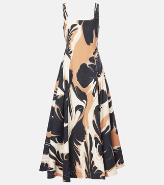 Paola printed maxi dress