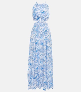 Arabella printed maxi dress