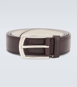 Leather belt