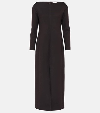 Reysha wool-blend maxi dress