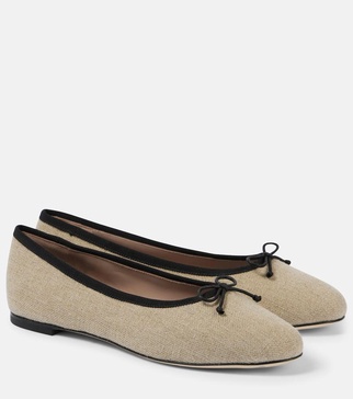 x Tabitha Simmons Misty canvas ballet flats