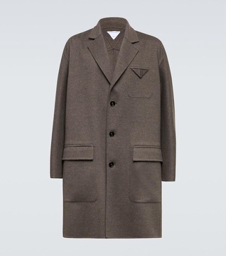 Wool and cashmere overcoat