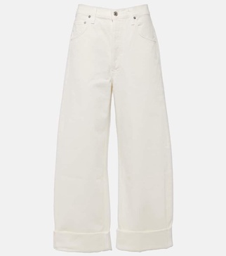 Ayla mid-rise wide-leg jeans