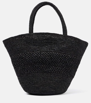 Emilie raffia basket bag