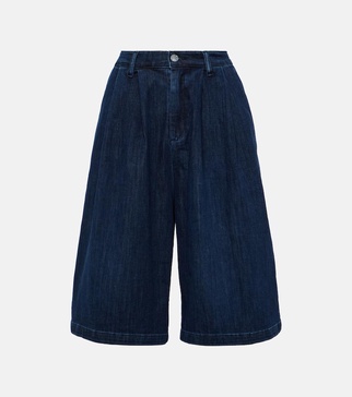 Denim Bermuda shorts