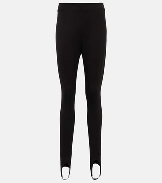 Stirrup cotton-blend leggings