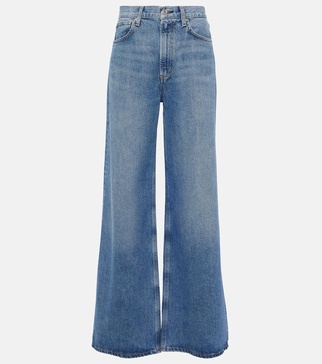 Paloma mid-rise wide-leg jeans