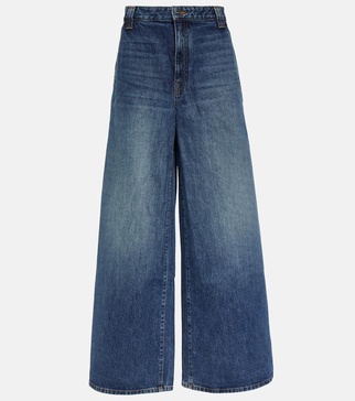 Jacob high-rise wide-leg jeans