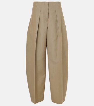 Le Pantalon Ovalo barrel-leg pants