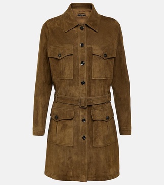 Suede coat