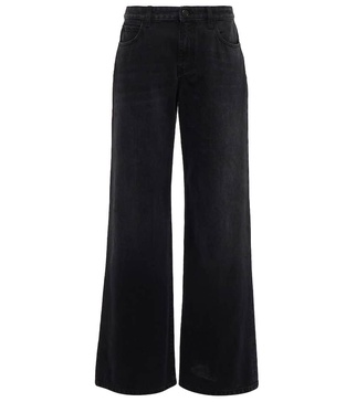 Eglitta high-rise wide-leg jeans