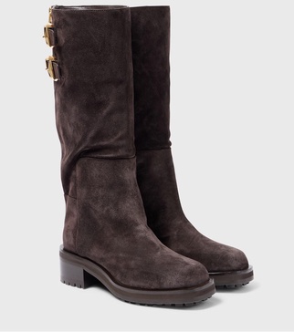 Brooklyn Kb 50 suede knee-high boots