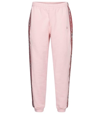 Logo cotton-blend jersey sweatpants