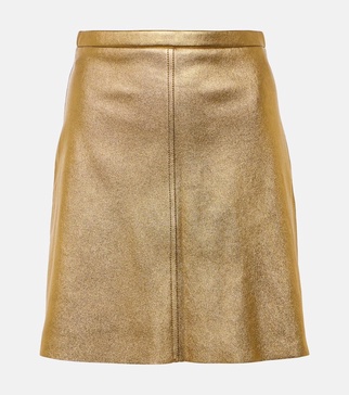 Lucie 22 leather miniskirt